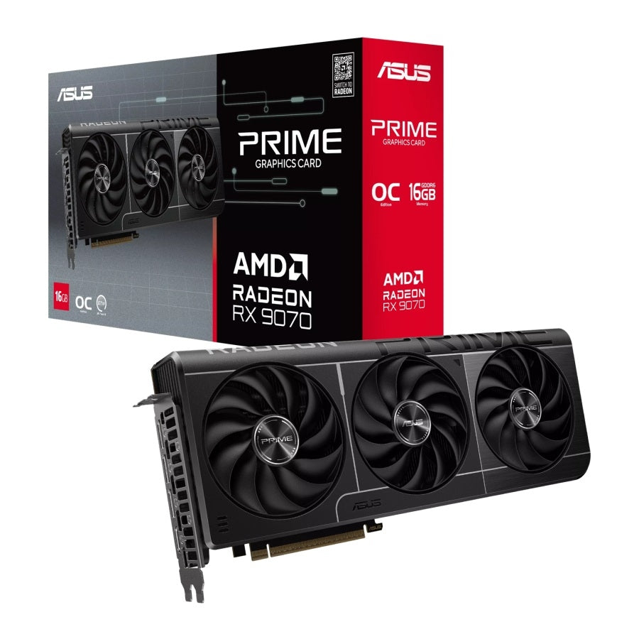 Tarjeta de Video ASUS RADEON RX9070 16GB GDDR6 - PCIe 5.0, HDMI 2.1B, DisplayPort 2.1A