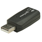 Convertidor USB Manhattan 150859 - Tarjeta de Sonido 5.1 Virtual
