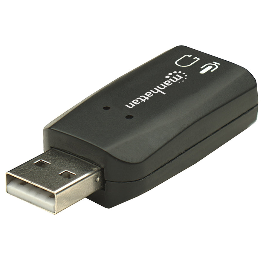 Convertidor USB Manhattan 150859 - Tarjeta de Sonido 5.1 Virtual