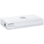 Switch Manhattan 560689 8 Puertos 10/100 Mbps - Escritorio Blanco