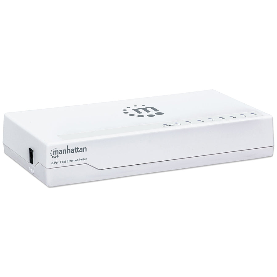 Switch Manhattan 560689 8 Puertos 10/100 Mbps - Escritorio Blanco