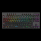 Teclado Gamer Balam Rush BR-940405 Mecánico RGB Inalámbrico Recargable