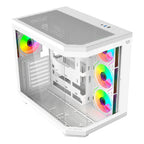 Gabinete Gamer Balam Rush Tank Master 9600TB Media Torre - Cristal Templado, 4 Ventiladores ARGB
