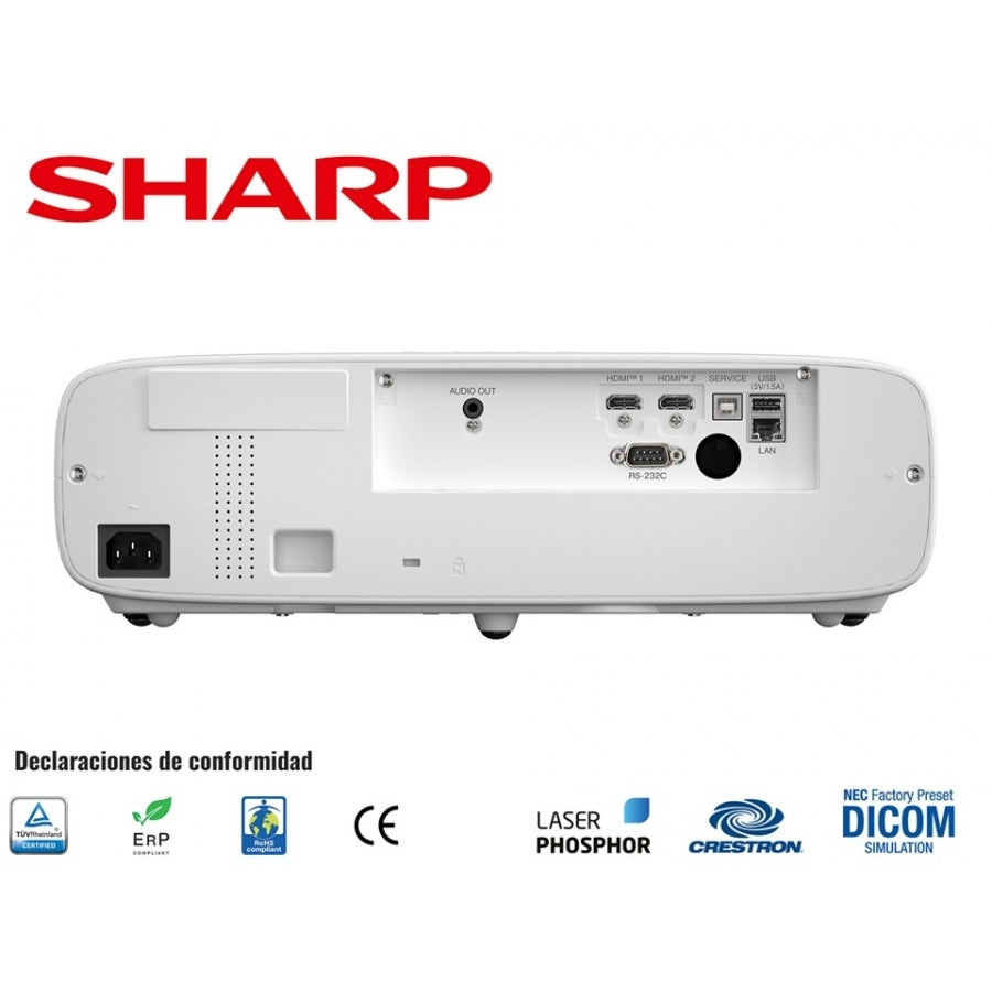 Videoproyector Sharp XP-E501U-W Láser 3LCD 5000 Lúmenes WUXGA Imagen secundaria del producto