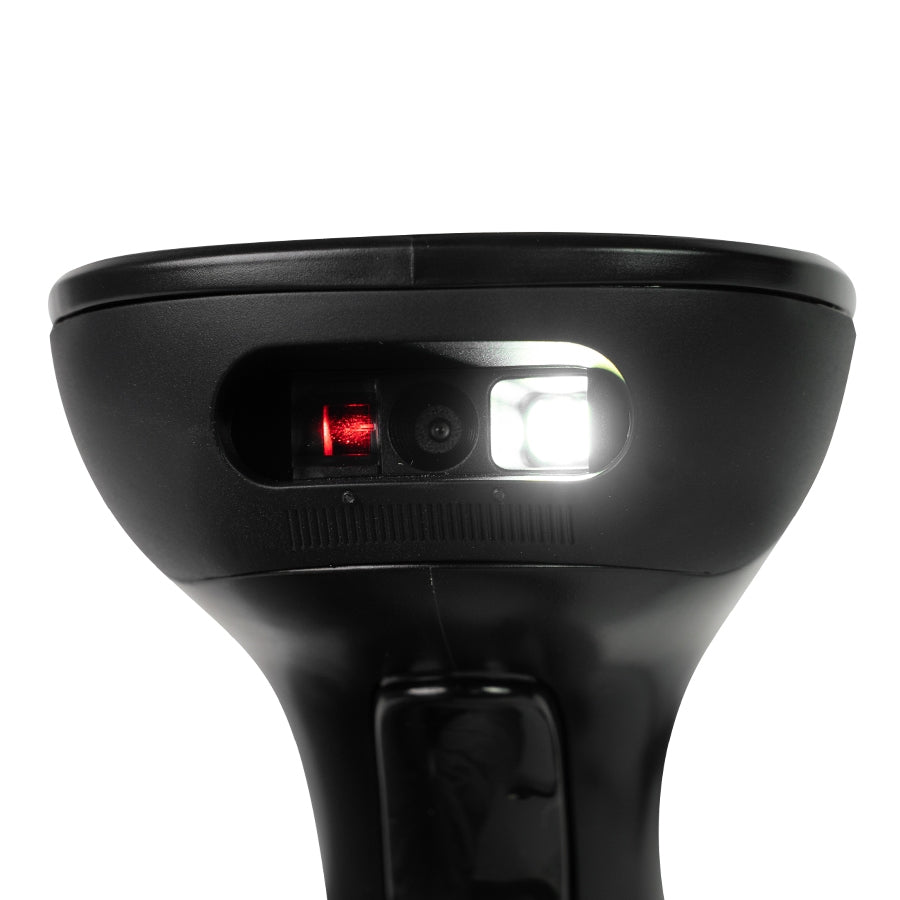 Lector de Códigos de Barras GHIA GSW2 Inalámbrico 2D - Bluetooth, USB, Base de Carga