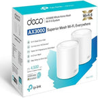 Router TP-Link Deco X10 2-Pack Mesh WiFi 6 AX1500 - Cobertura hasta 4 Habitaciones