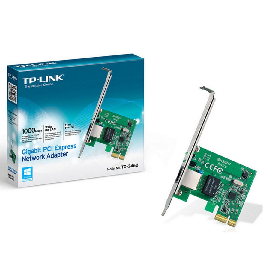Tarjeta de Red TP-Link TG-3468 PCI Express Gigabit 1000 Mbps Bajo Perfil