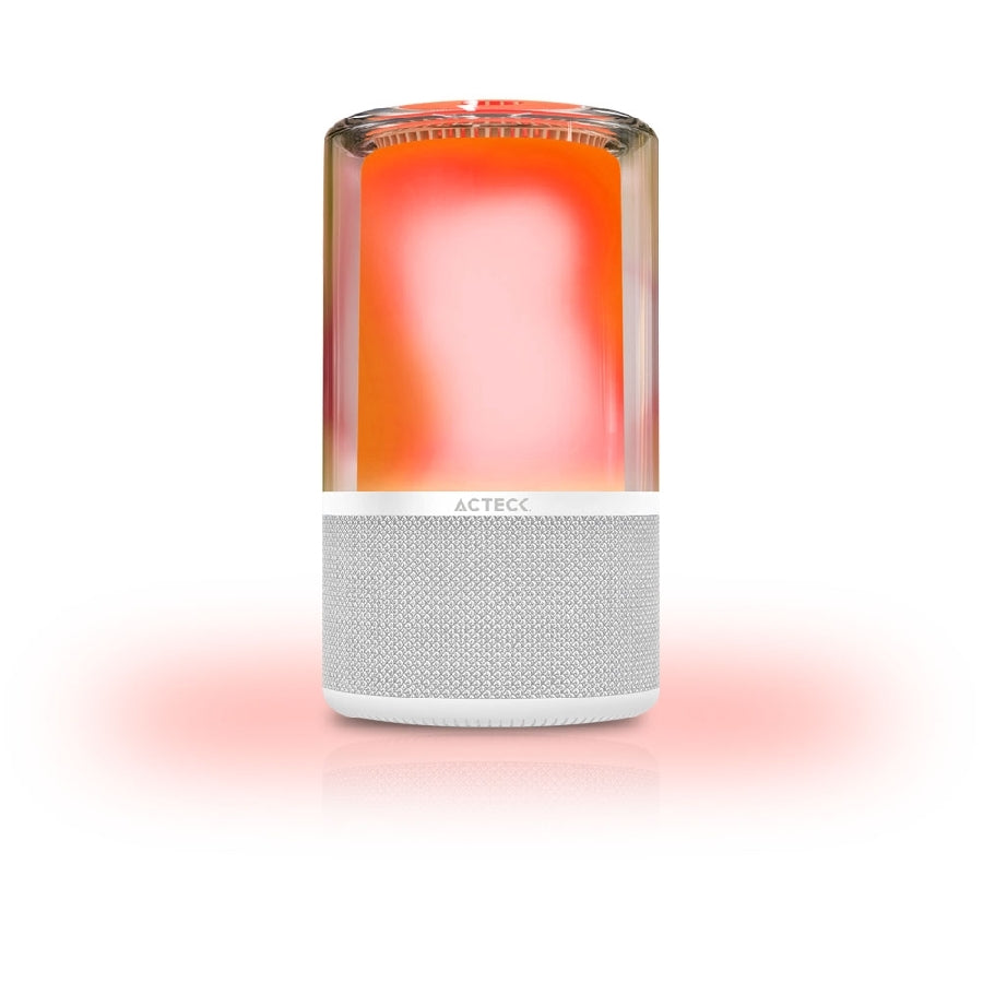 Bocina Acteck Glee Pure AP70 Inalámbrica Bluetooth - 20W con Subwoofer LED