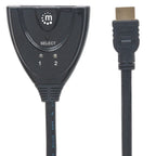 Switch HDMI Manhattan 207416 - 2 Entradas 1 Salida, Full HD 1080p