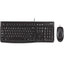 Teclado y Mouse Logitech MK120 Alambrico USB - Español, Resistente a Salpicaduras