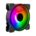 Kit 3 Ventiladores Balam Rush BR-937986 120mm RGB - Silencioso 23.3dB