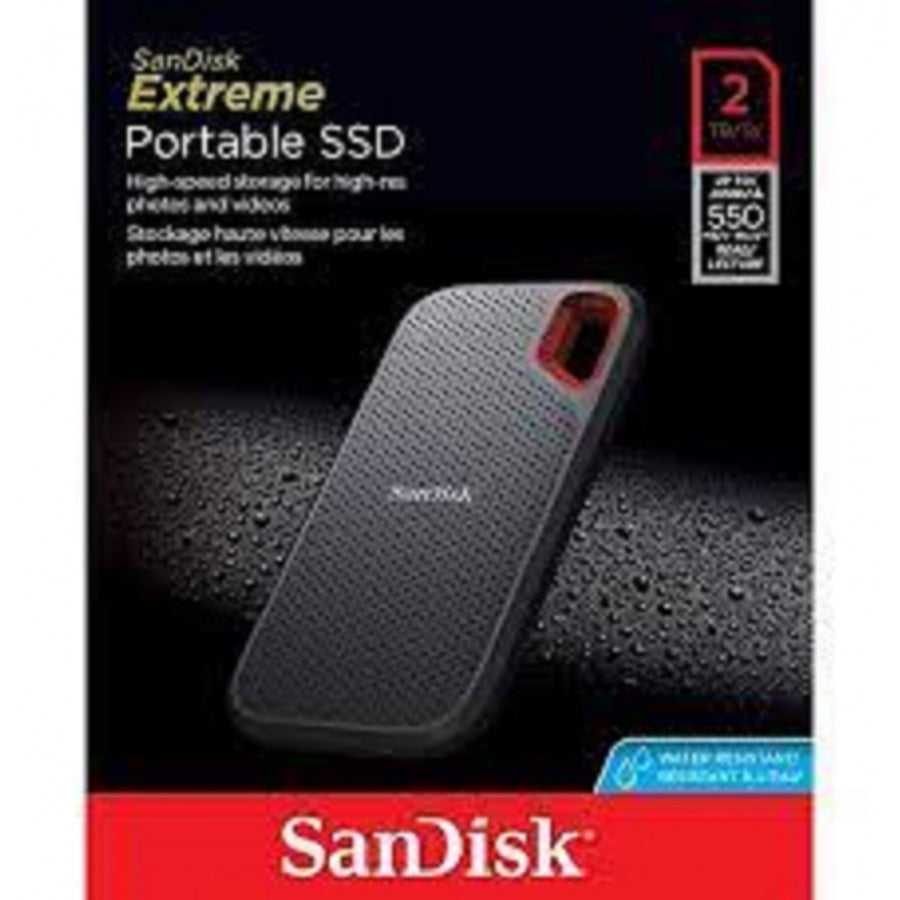 SSD Externo SanDisk Extreme Portable 2TB USB 3.2 - 1050 MB/s Imagen principal del producto