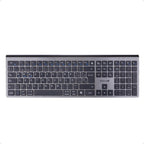 Teclado Tech Zone TZACTCB01 Inalámbrico - Bluetooth 5.2, Recargable USB Tipo C