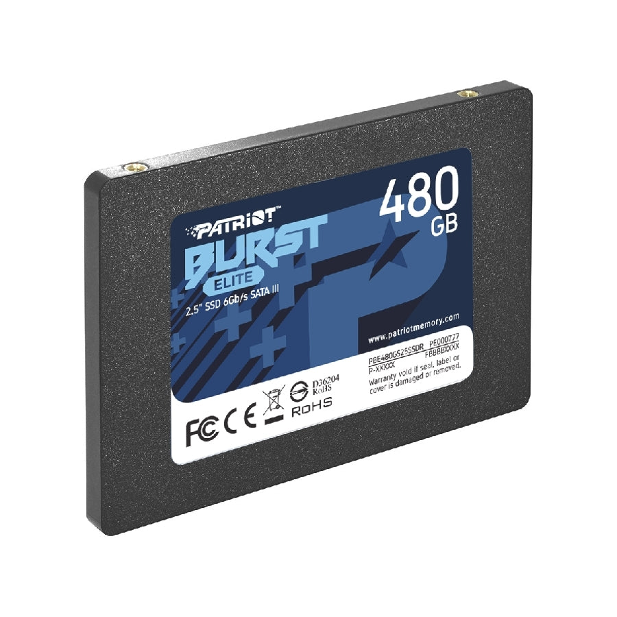 SSD Patriot Burst Elite 480GB 2.5" SATA - 450MB/s Lectura, Ideal para PC y Laptop Imagen secundaria del producto