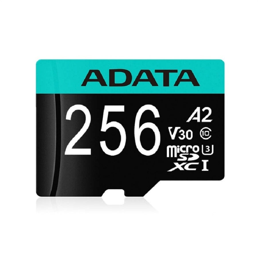 Memoria ADATA Micro SDXC 256GB UHS-I Clase 10 V30 A2 - Con Adaptador Imagen principal del producto