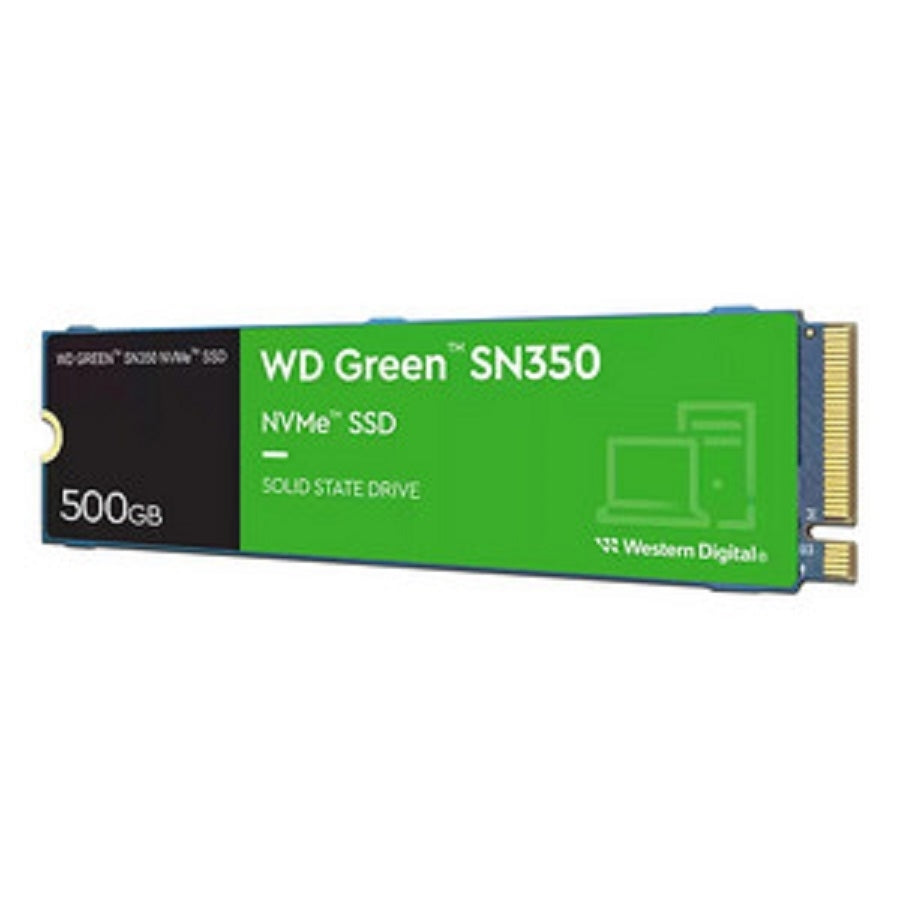SSD WD Green SN350 500GB M.2 NVMe - 2400 MB/s Lectura, 3 Años Garantía Imagen principal del producto
