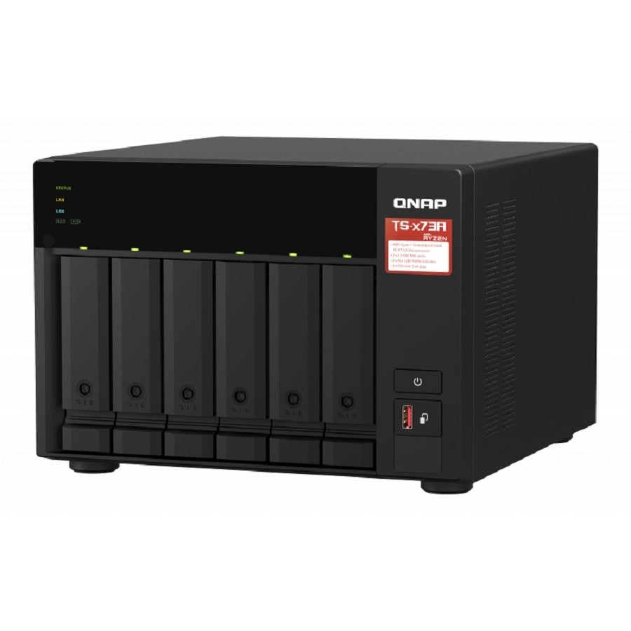 NAS QNAP TS-673A-8G 6 Bahías - Ryzen 4-Core, 8GB DDR4, 2x 2.5GBE