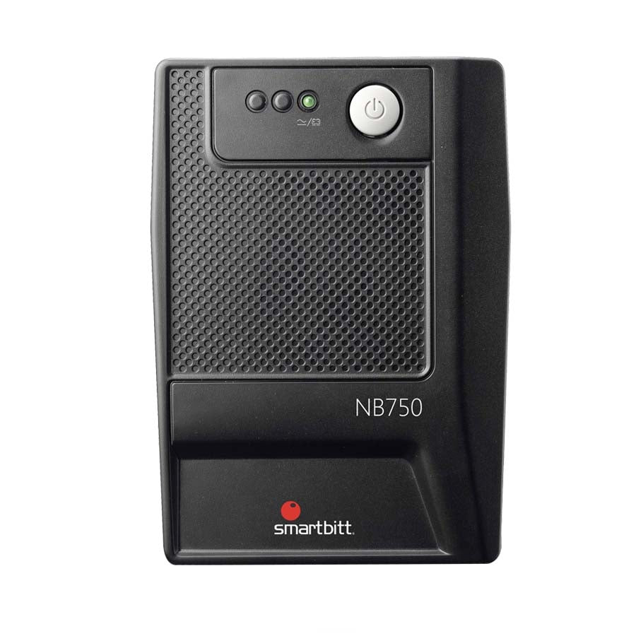 No-Break SMARTBITT SBNB750 750 VA - 6 Contactos, Batería 12V, Protección Hogar y Oficina