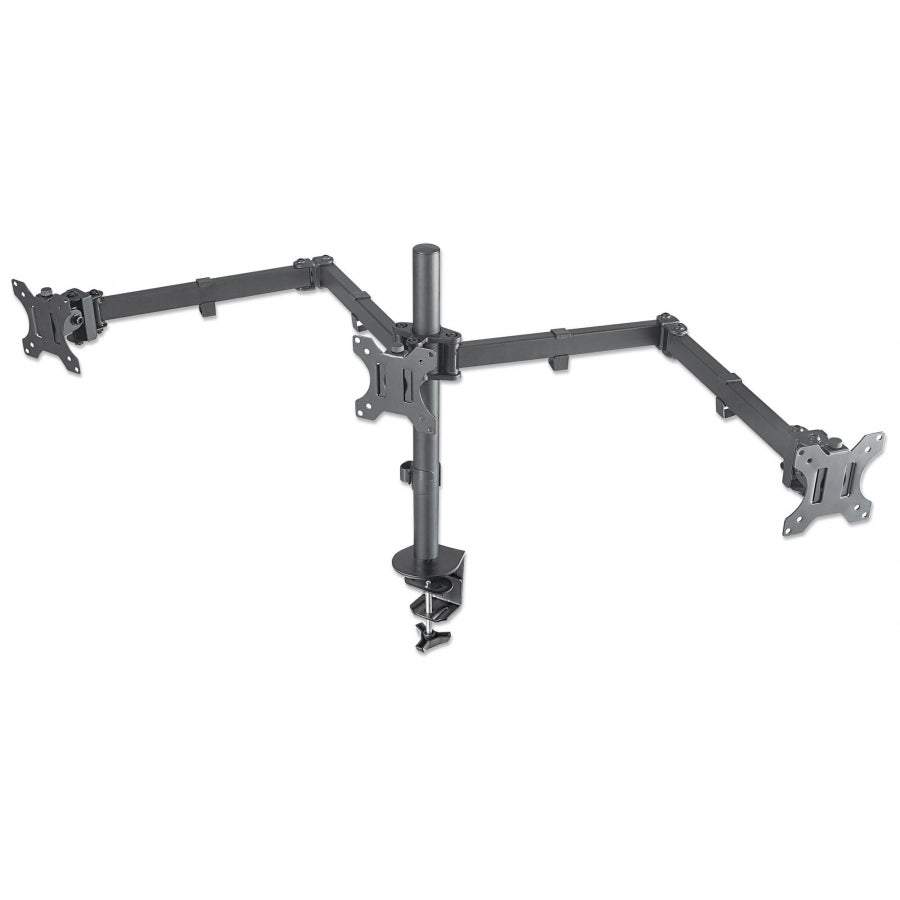 Soporte Monitor Manhattan 461658 - Para 13 a 27 pulgadas, Brazos Articulados Imagen secundaria del producto