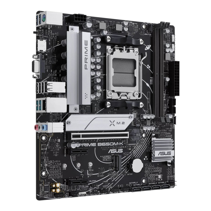 Tarjeta Madre ASUS PRIME B650M-K Socket AM5 - Micro ATX, DDR5, PCIe 4.0