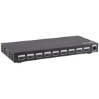 Video Splitter HDMI 4K Manhattan 8 Puertos - Negro, 4K@30Hz, Chasis Metálico