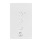 Apagador Inteligente Mirati M3SI2 3 Touch WiFi - Compatible Alexa y Google