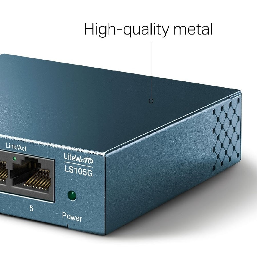 Switch TP-Link LS105G Omada 5GE Desktop - 5 Puertos Gigabit sin Administración Imagen secundaria del producto