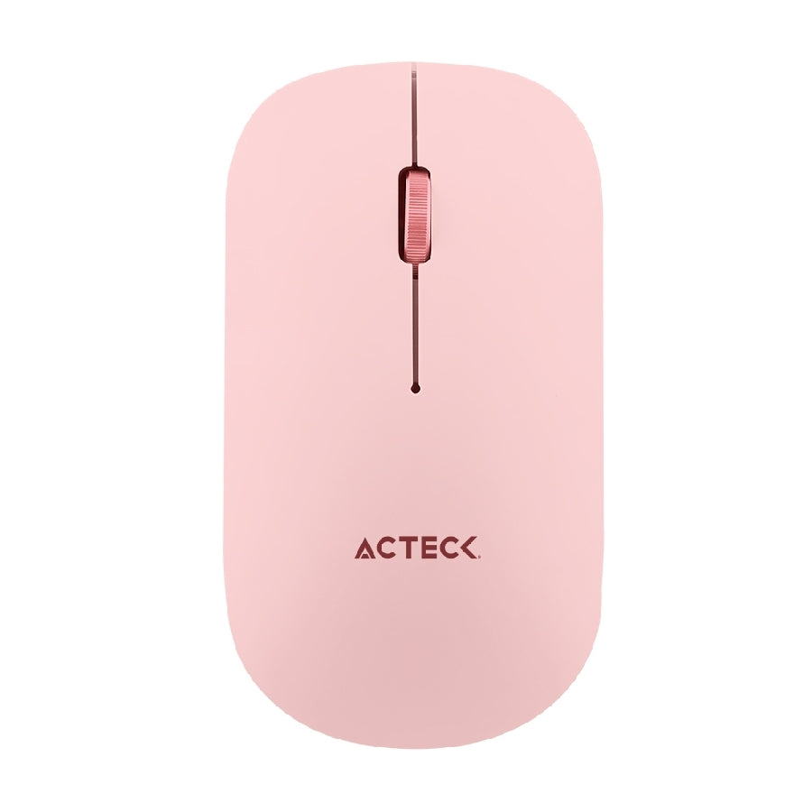Kit Acteck Creator Virtuos Silk MK720 - Teclado y Mouse Inalámbrico Recargable Rosa