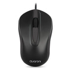 Mouse Óptico Quaroni MAQ01N - Alámbrico 1200 DPI, Plug & Play