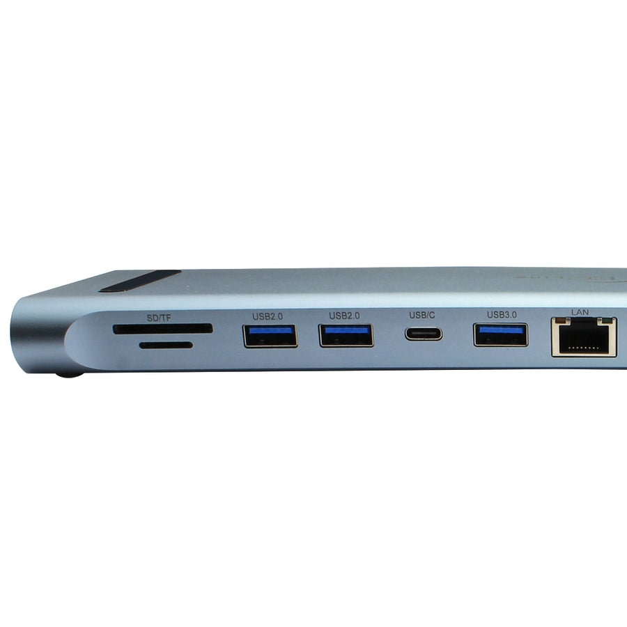 Docking Station EC LINE EC-BYL-2003U2 12 en 1 - HDMI 4K, USB-C PD 100W Imagen secundaria del producto
