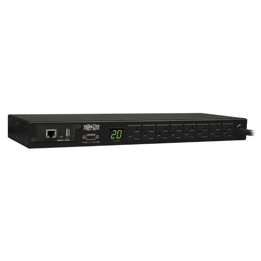 PDU Tripp Lite PDUMNH20 1.9KW 120V 8 Tomacorrientes - Monitoreable, Rack 1U Imagen principal del producto