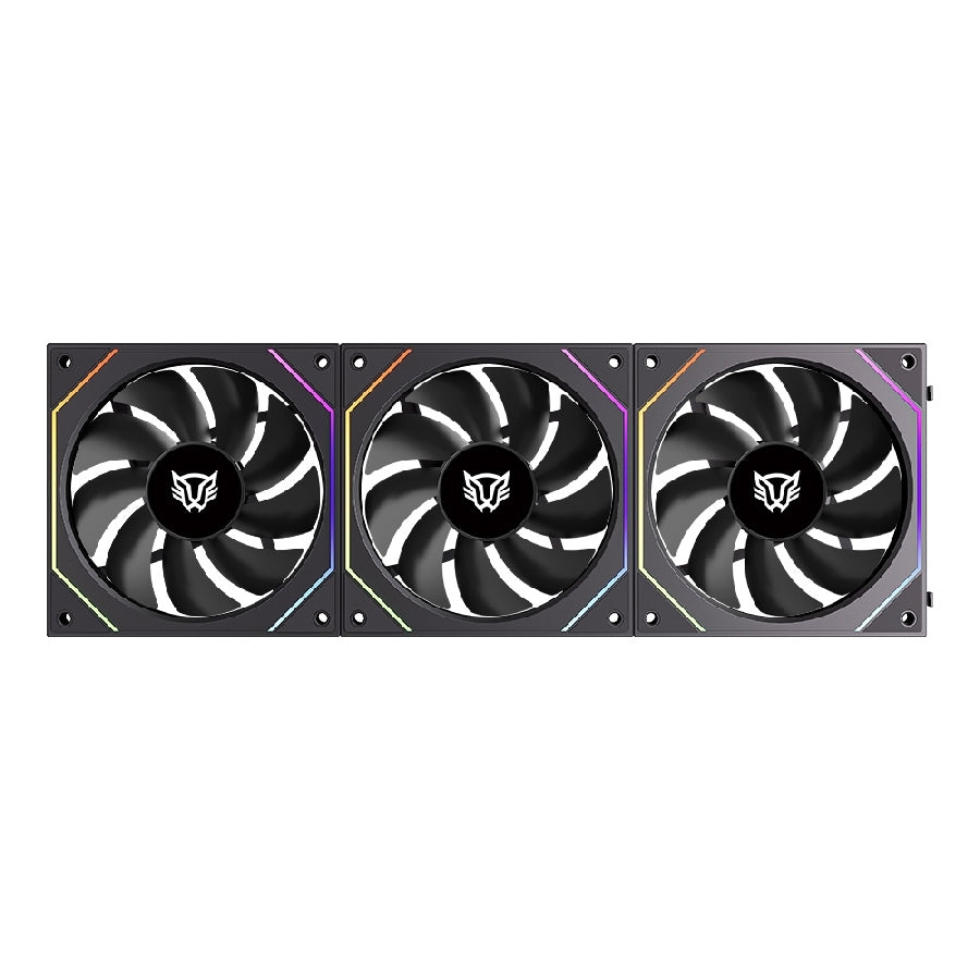 Kit 3 Ventiladores Balam Rush Eolox Link EXL95 120mm RGB - 1800 RPM, Silencioso Imagen secundaria del producto