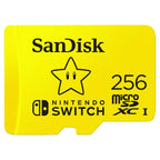Memoria SanDisk Micro SDXC 256GB - 100MB/s, U3 V30, Nintendo Switch