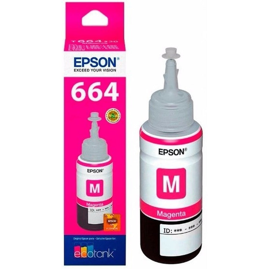 Cartucho Epson 664 Magenta T664320-AL - Compatible L110 L200 L350 L555