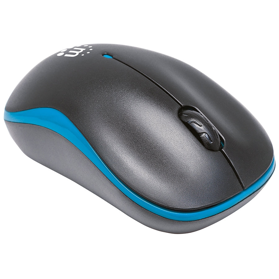 Mouse Inalámbrico Manhattan 179416 - Óptico 1000 DPI, Alcance 10M