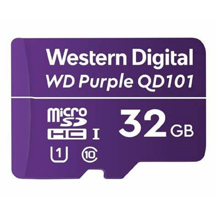 Memoria SanDisk WD Purple 32GB microSDHC - Videovigilancia 24/7, Clase 10 Imagen secundaria del producto