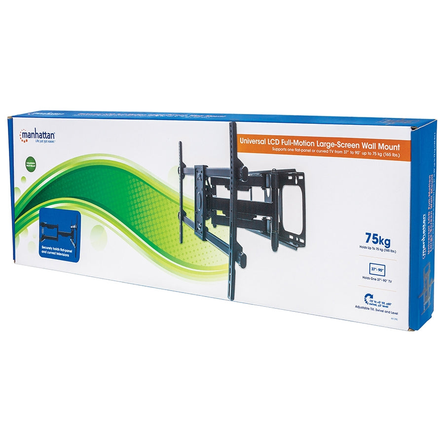 Soporte TV Manhattan 461290 Full Motion Articulado - 75kg, 37" a 90" Imagen secundaria del producto