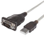 Convertidor Manhattan USB a Serial DB9 1.8m - Chipset PL-2303RA
