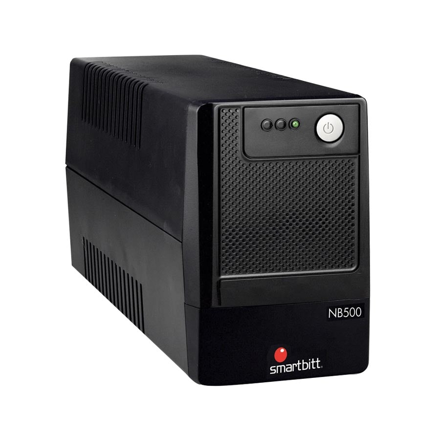 No Break Smartbitt SBNB500 500VA 250W - 4 Contactos, Regulación y Supresión de Picos