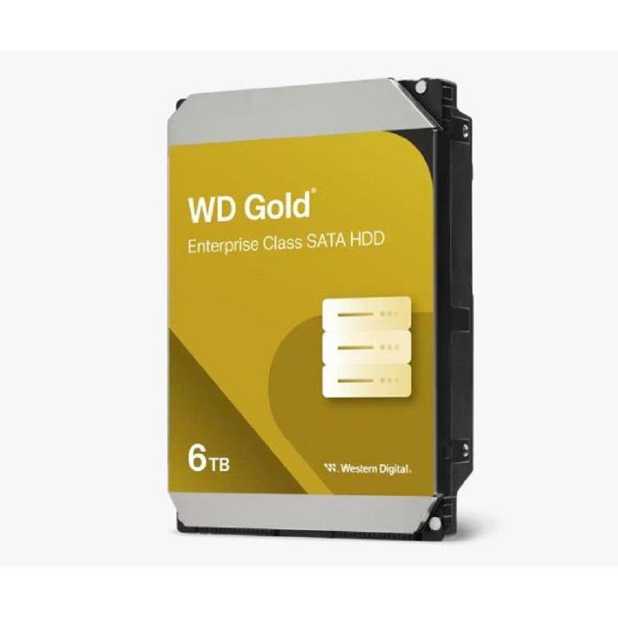 Disco Duro WD Gold 6TB 3.5" SATA - 7200RPM, 256MB, NAS/Servidor/Datacenter Imagen principal del producto