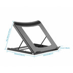 Soporte Laptop Manhattan 462129 - Ergonómico 5 Ángulos Ajustables