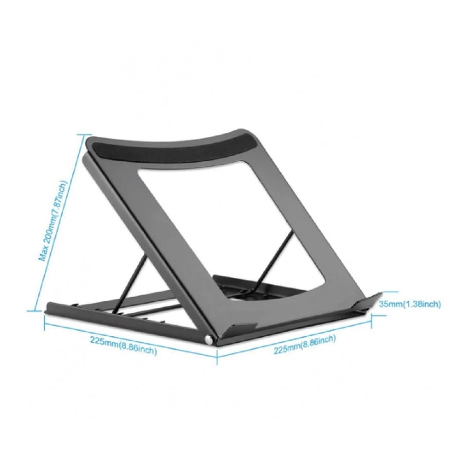 Soporte Laptop Manhattan 462129 - Ergonómico 5 Ángulos Ajustables