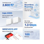Router Mercusys Halo H30G 2-Pack - Red Mesh Doble Banda 867 Mbps