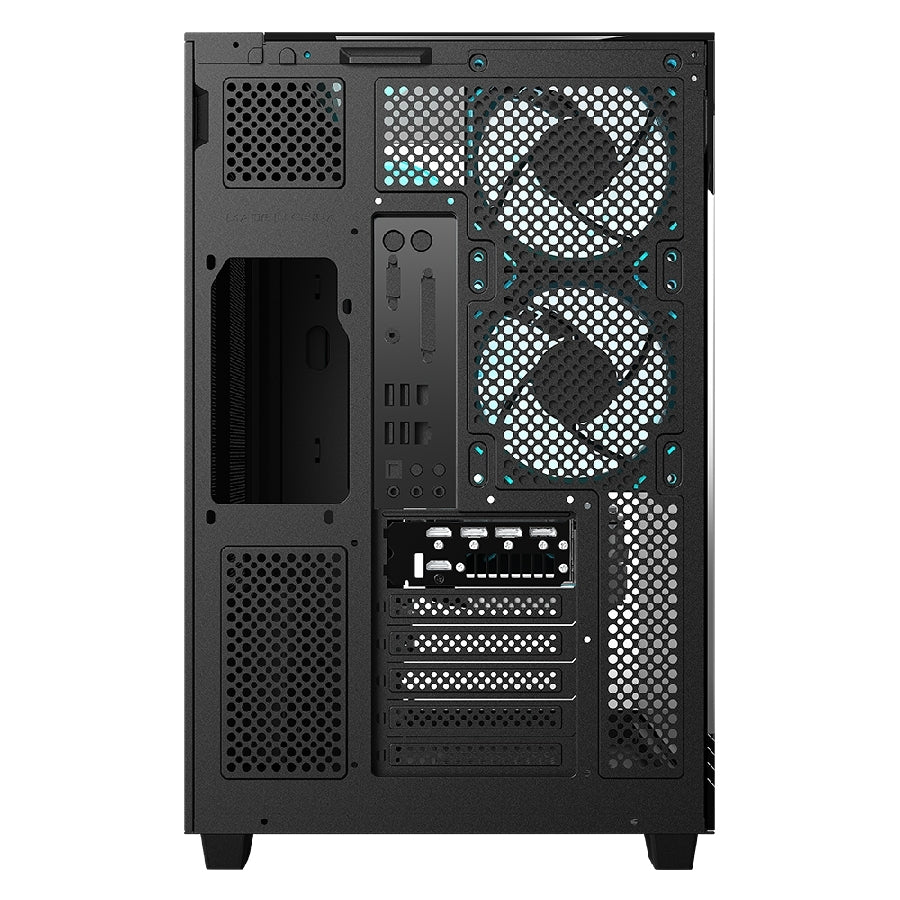 Gabinete Gamer Balam Rush Tank Majestic Media Torre ATX - Triple Cristal Templado ARGB