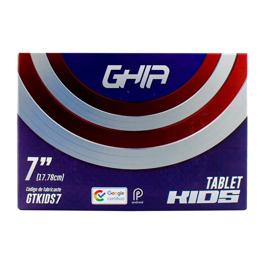 Tablet Ghia 7 Kids A50 Quadcore - 16GB, WiFi, Android 9, Azul