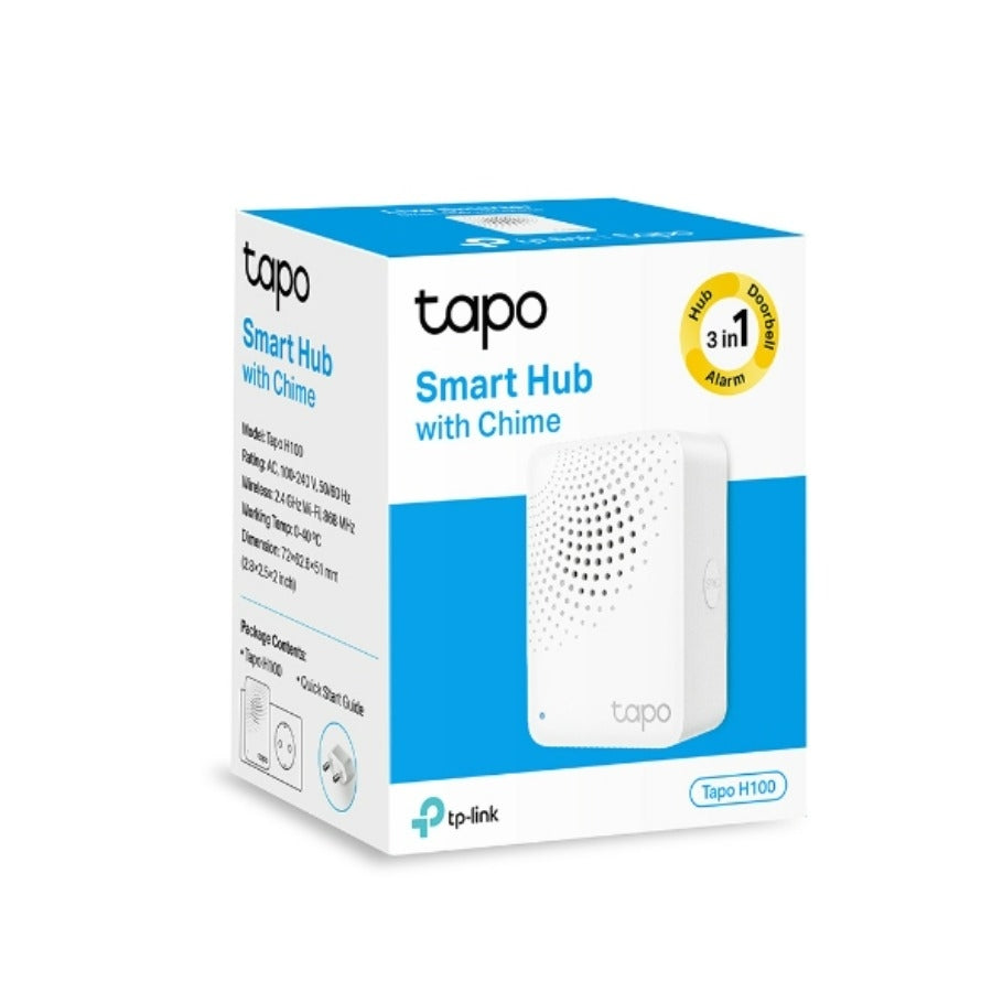 Hub Inteligente TP-Link Tapo H100 - Conexión 868/922 MHz, Compatible 64 Dispositivos