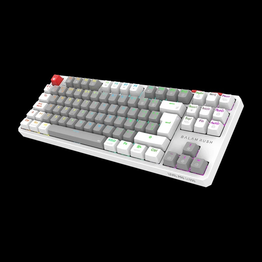 Teclado Gamer Balam Rush Level Pro GK990 - Mecánico RGB Dual Inalámbrico Recargable
