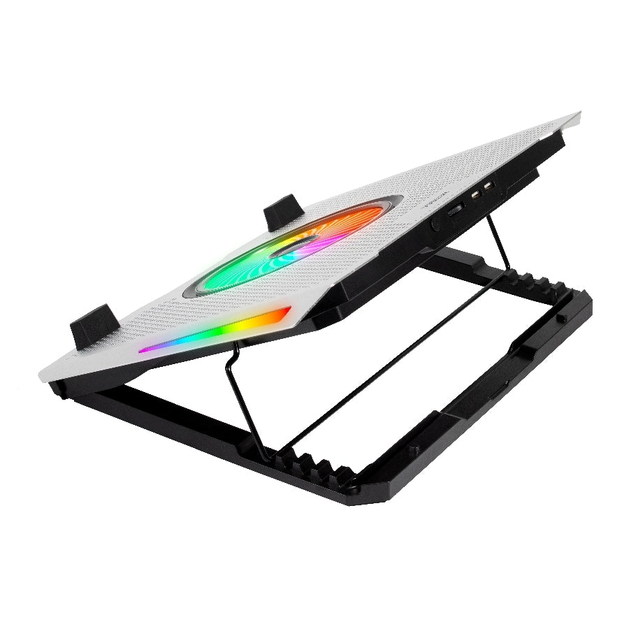 Base Enfriadora Froost Epic AC-940764 - 5 Ventiladores, Altura Ajustable, 10 Modos Iluminación Imagen secundaria del producto