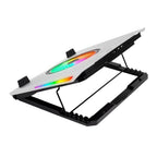 Base Enfriadora Froost Epic AC-940764 - 5 Ventiladores, Altura Ajustable, 10 Modos Iluminación