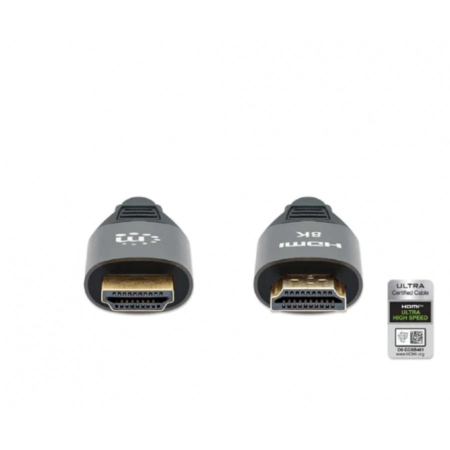 Cable HDMI Manhattan 355940 2.1 Textil 2M - 8K@60Hz Ultra Alta Velocidad Imagen secundaria del producto